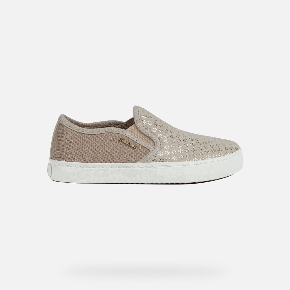 Geox Kiz Çocuk Spor Ayakkabı Bej Rengi - Kilwi - XLB-956870